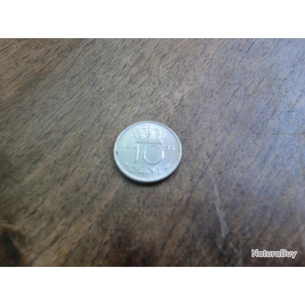 monnaie nederland  10 cent  1954