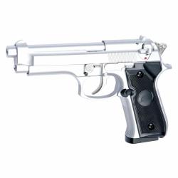 PISTOLET 6MM M92F GAZ SILVER