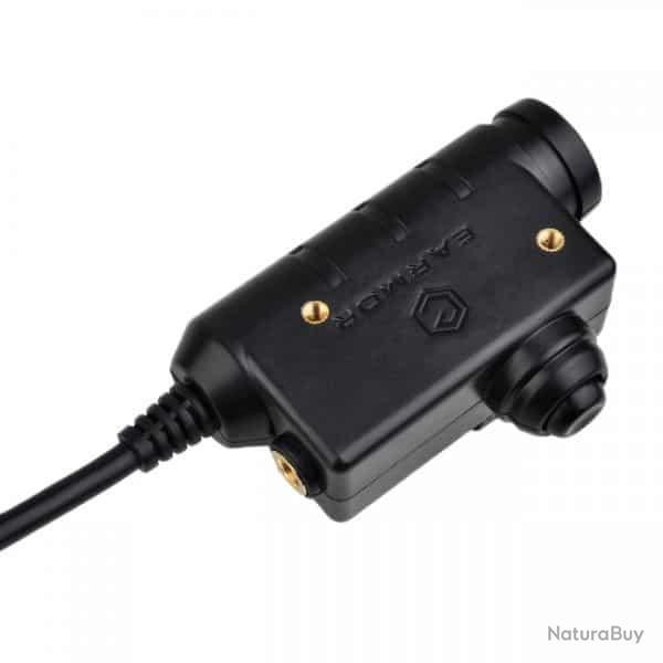 EARMOR M51 TACTICAL PTT-MOTOROLA DOUBLE PIN