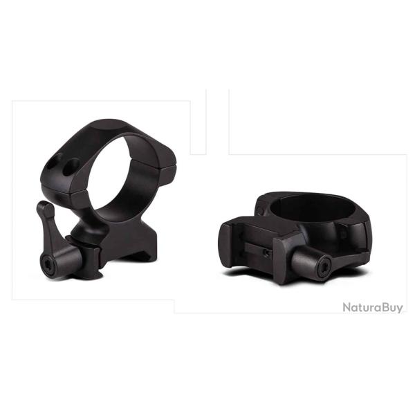 COLLIER ACIER QUICK RELEASE 25.4MM HAUT 27MM RAIL 21MM