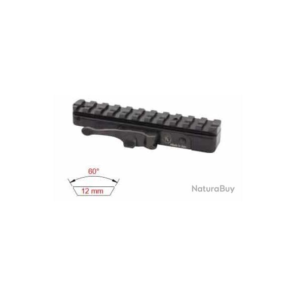 MONTAGE AMOVIBLE 12MM RAIL PICATINNY