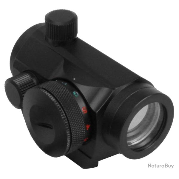 POINT ROUGE ROUGE /VERT AVEC MONTAGE HD22M1 T-11X22MM NOIR-PILES FOURNIES