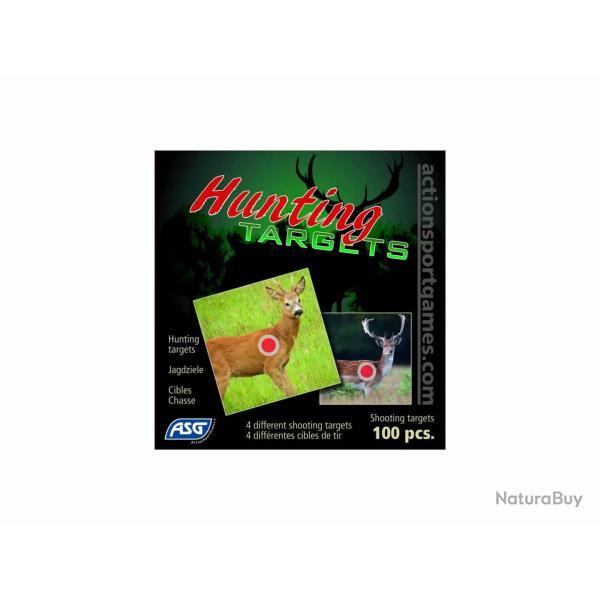 CIBLE 14X14 HUNTING TARGET X100