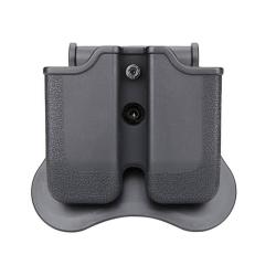 PORTE CHARGEUR DOUBLE GLOCK NOIR