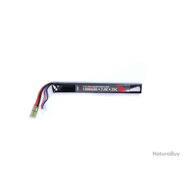 BATTERIE LI-PO 7.4V 1300MAH 1 STICK