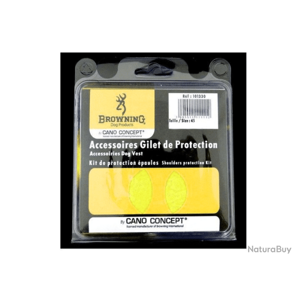 KIT PROTECTION EPAULES GILET BW T50/55 JAUNE