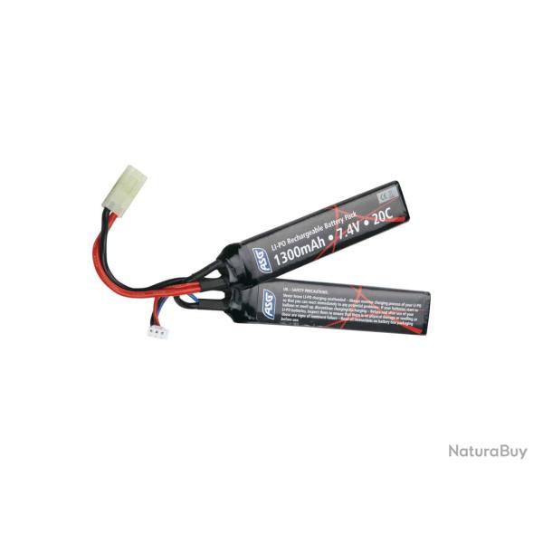 BATTERIE LI-PO 7.4V 1300MAH 2 STICKS