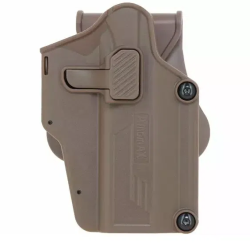HOLSTER UNIVERSEL LIGHT BEARING TAN