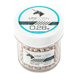 BILLES BIO 0.28G BLANCHES HAUTES PRECISION EN POT 1000PCS