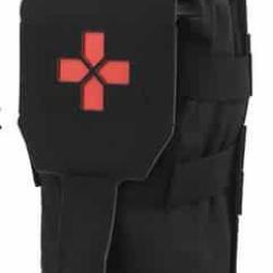 POCHE MOLLE VERTICAL FIRST AID NOIRE