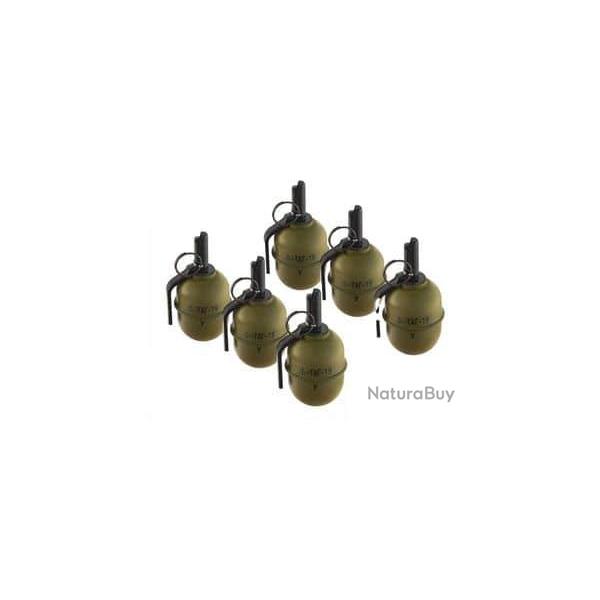 PACK 6 GRENADES TAG 19 Y SANS ECLATS