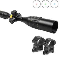 LUNETTE 4-16 X 44 OEYS ILLUMINATION ROUGE ET VERTE AVEC MONTAGE