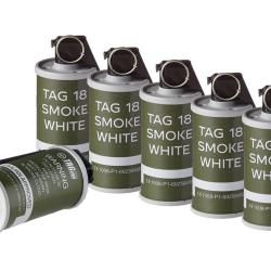 PACK 6 GRENADES TAG 18 FUMI BLANCHES