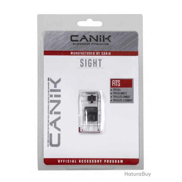 KIT HAUSSE + GUIDON FIBRE OPTIQUE POUR SFX/ELITE