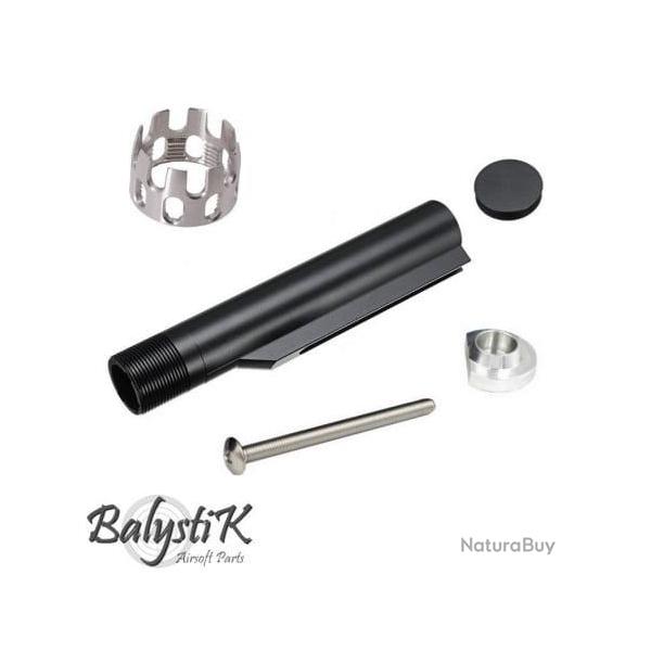 TUBE DE CROSSE M4 AEG AVEC ANNEAU AJOUR� - NOIR / SILVER