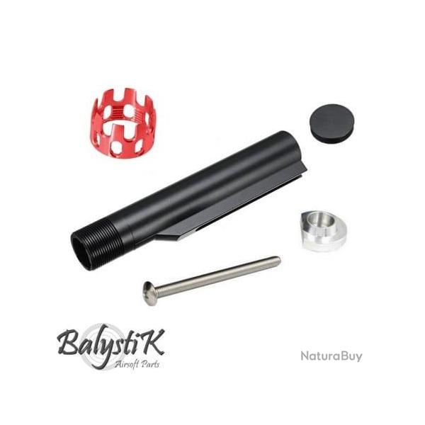 TUBE DE CROSSE M4 AEG AVEC ANNEAU AJOUR� - NOIR / ROUGE