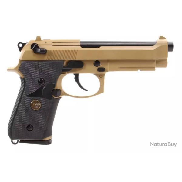 PISTOLET 6MM GAZ M9A1 NAVY TAN