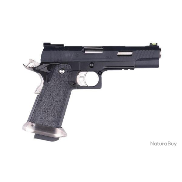 PISTOLET 6MM GAZ HI-CAPA 5.1 WET REX LONG NOIR