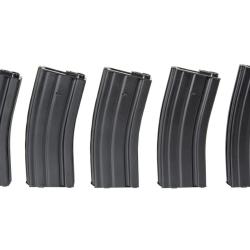 CHARGEUR AEG 120 CPS M4 METAL NOIR PACK DE 5