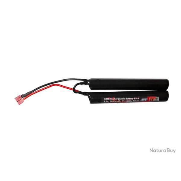 BATTERIE NIMH 9.6V 1600 MAH 2 STICKS T-DEAN