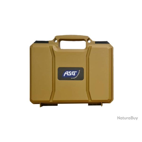 MALLETTE RIGIDE PVC ASG 31CM TAN
