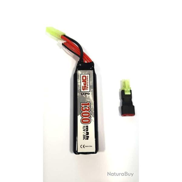 BATTERIE LI-PO 11,1V 1300mAh3*751890P  stick