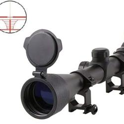 LUNETTE 3-9X40E ROUGE/VERT (NOIR)