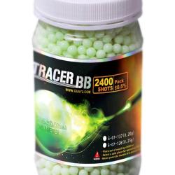 BILLES 0.20G TRACANTES VERTES EN BOUTEILLE DE 2700