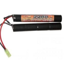 BATTERIE NIMH 9.6V 2200MAH 2 STICKS