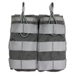 POCHE DOUBLE MOLLE 5.56 (M4) GRISE