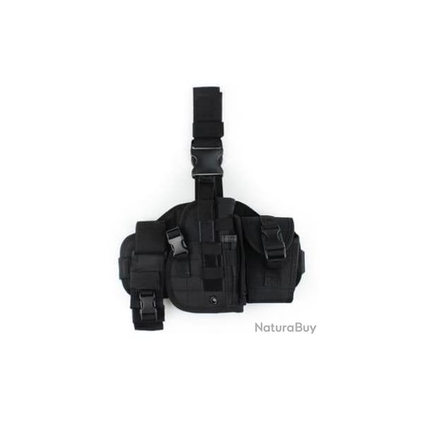 HOLSTER PLATEFORME DE CUISSE NOIRE