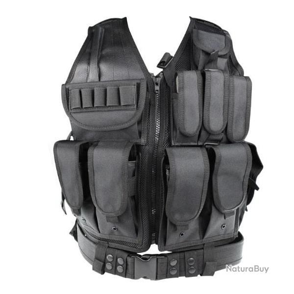 VESTE TACTIQUE MESH NOIRE