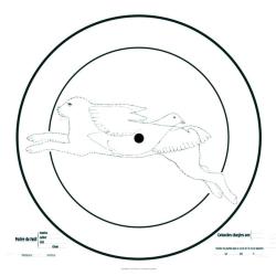 CIBLE D'ESSAI POUR FUSIL 90X90