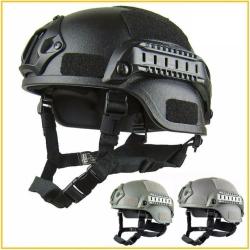 Casque de Protection Airsoft - 4 Couleurs - Taille Unique US ARMY Militaire LIVRAISON GRATUITE