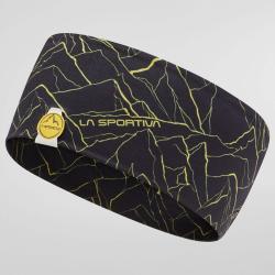 Bandeau de montagne S, Noir/Jaune