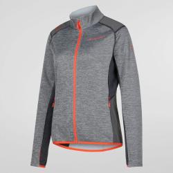 Veste True North W XS, Carbone/Tomate cerise