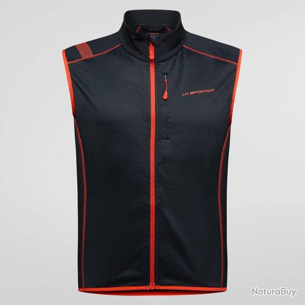 Gilet Existence M S, Tomate noire/cerise