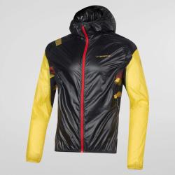 Veste coupe-vent Blizzard M L, Noir/Jaune