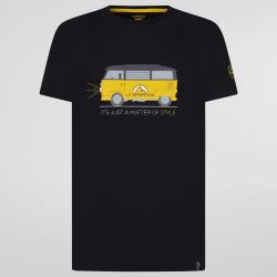 T-shirt Van M XL, Carbone/Tomate cerise