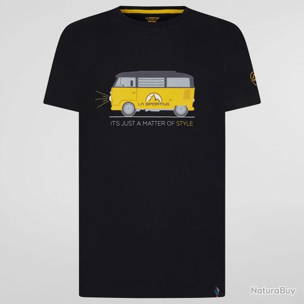 T-shirt Van M M, Carbone/Tomate cerise