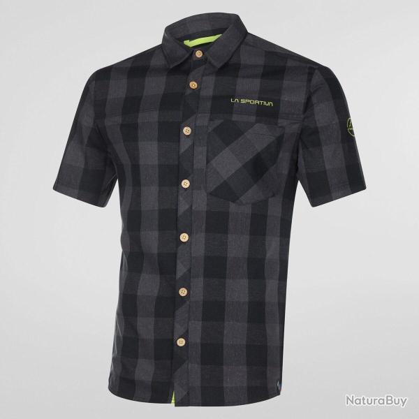 Chemise SS Nomad M S, Punch au carbone/citron vert