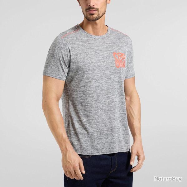 T-shirt avec logo de poche M S, Bambou