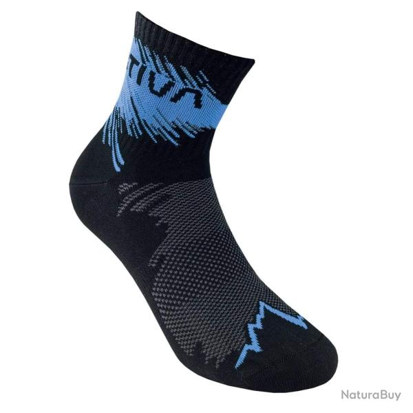 Chaussettes de trail L, Noir/Printemps