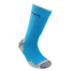 Chaussettes de montagne pour enfants S, Punch lagon/citron vert