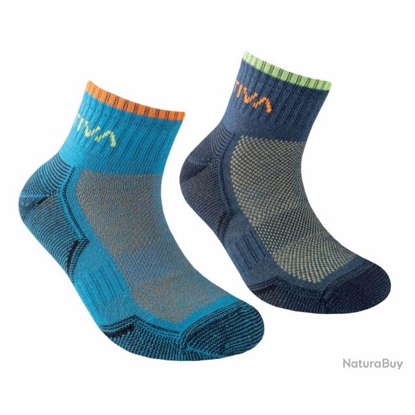 Chaussettes de course pour enfants M, Lagon/Soleil hawa�en