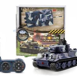 Char Allemand WW2 - Tank RC Tigre 1 : 72 T&eacute;l&eacute;command&eacute; Seconde Guerre Mondiale LIVRAISON OFFERTE