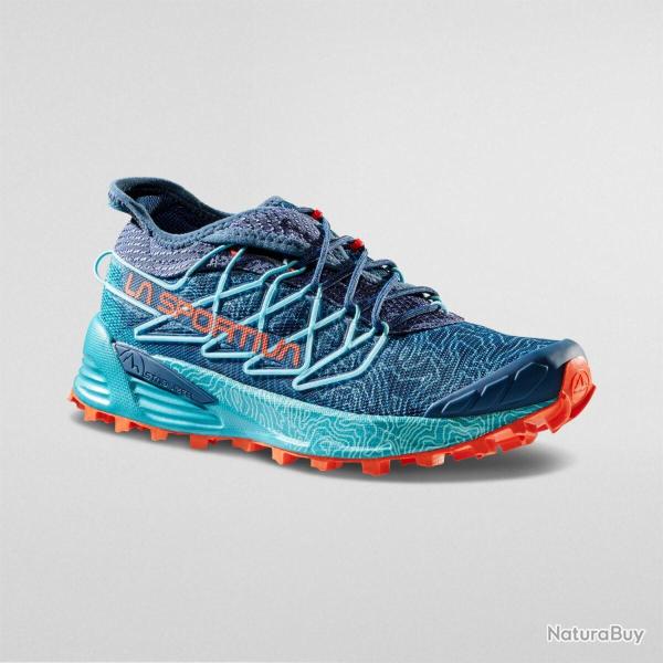 Femme mutante 38.5, Bleu orage/tomate cerise