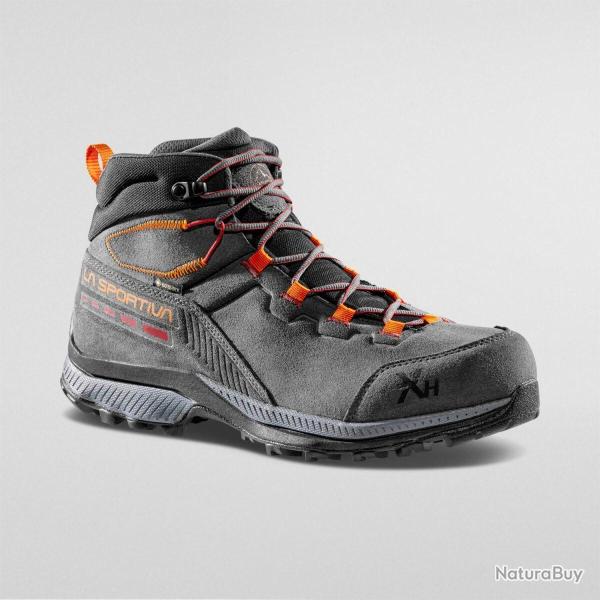 TX Hike Mid Gtx en cuir 38.5, Carbone/Soleil hawa�en