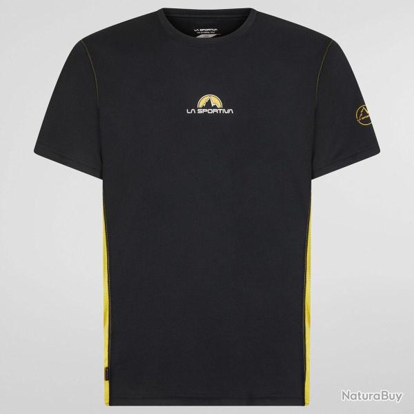 T-shirt promotionnel M M, Noir/Jaune