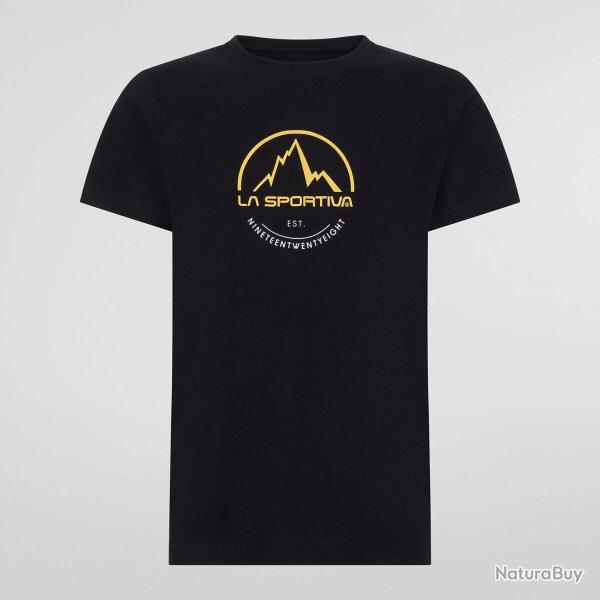 T-shirt avec logo L, Noir
